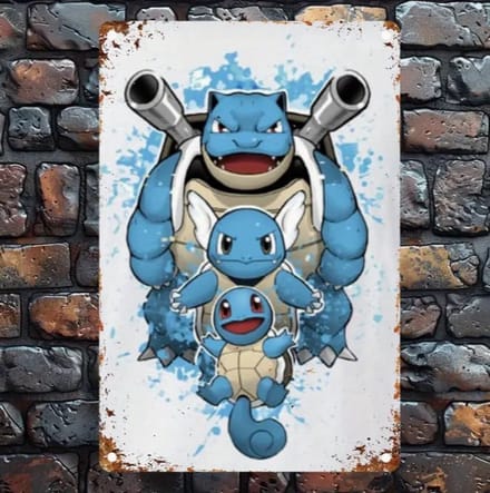 Pokémon Blastoise schilderij