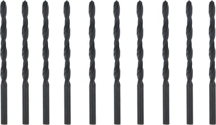Benson Metaalboren set - 4.0 mm - gerolde spiraalboor - 10 stuks - met opbergbox