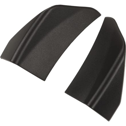 2 STUKS Auto Voorbumper Splitter Lip Diffuser Zwart Afgeronde Randen Vervanging voor Ford Mustang black
