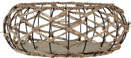 Clayre & Eef Opbergmand Ø 39x15 cm Bruin Rotan