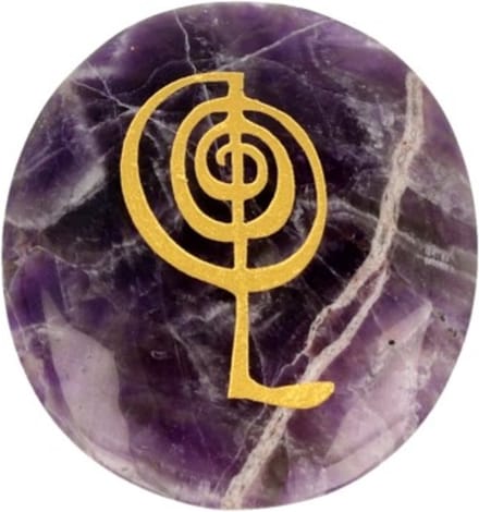 Amethist Cho-Ku-Rei reiki steen