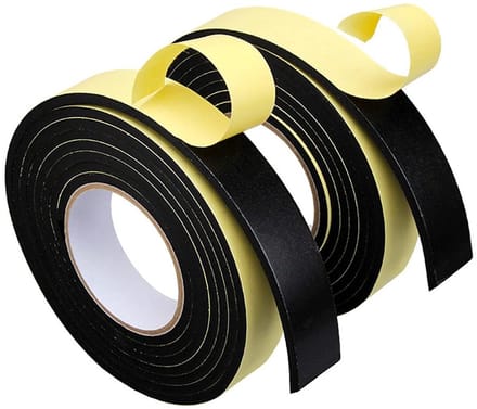 Dailygoods- Afdichtband Zelfklevend - Isolatietape Zwart