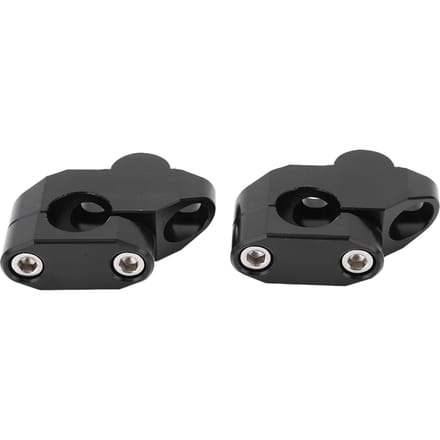 Rehausseurs de guidon 7/8 pouces Alliage d'aluminium CNC Accessoire de modification de moto universel Black black