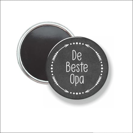 Button Met Magneet 58 MM - De Beste Opa - NIET VOOR KLEDING