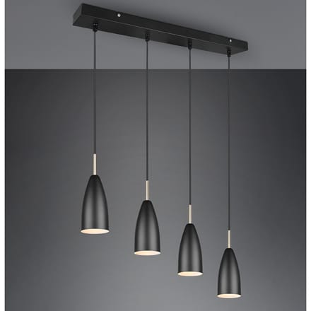 Shadora Hanglamp Yuki Zwart Mat