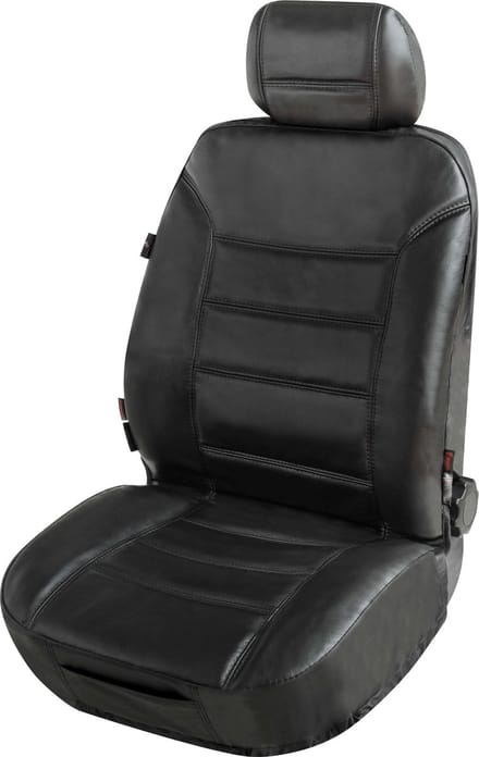 Walser Autostoelhoes Billy van echt leer zwart ZIPP-IT - 1 stuk