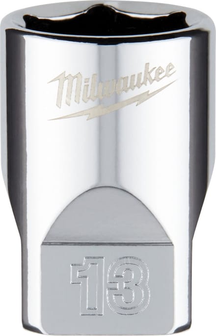Milwaukee 1/4 Ratel Dop Metrisch Standaard 13 mm - 4932478321