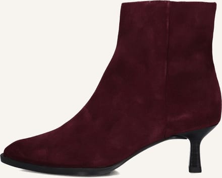 Unisa Lomas Enkellaarsjes - Enkelboots met rits - Dames - Rood - Maat 36