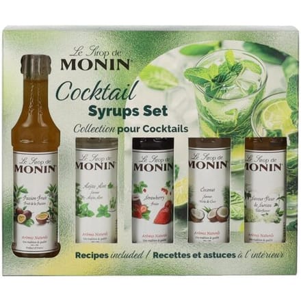 Monin Cocktail Siropen - Geschenkset Koffiesiropen - 5 x 50 ml