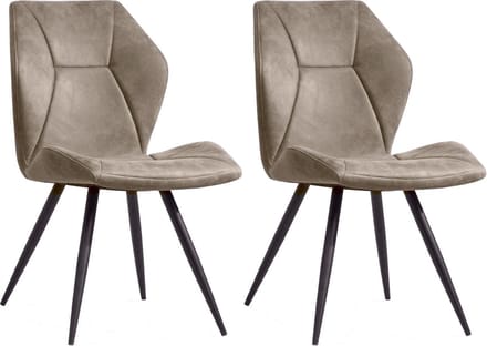 Stoel Tesla - Pebble - set van 2 stoelen