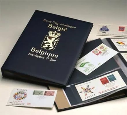LUXE ALBUM FDC BELGIE ZWART