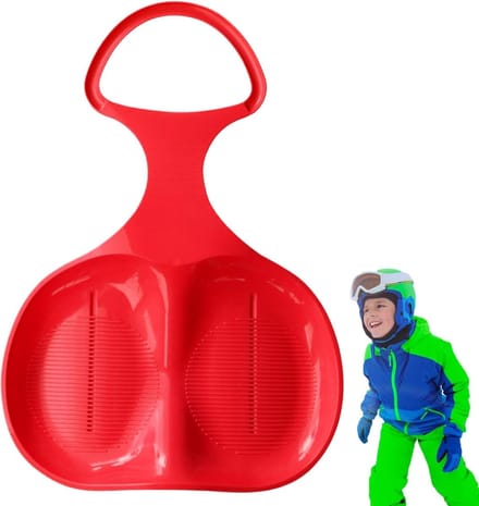 Kinderslee - Wintersport plank - Buiten spelen - Stevig en flexibel - 577 x 432 cm - Rood