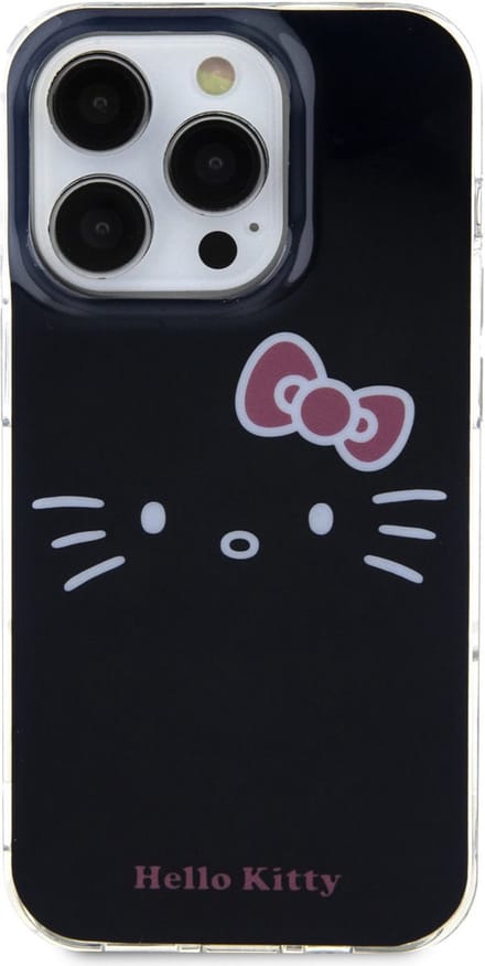 Hello Kitty Serie - iPhone 14 Pro Max Etui - Kitty Face - Zwart