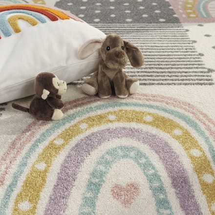 Kindertapijt Ninique roze 120 cm rond