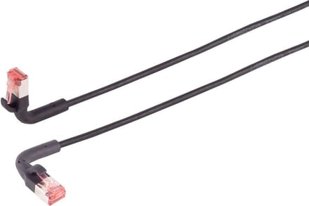 FTP CAT6A 10 Flexline Gigabit Netwerkkabel - CU - Buigbare connector - LSZH - 5 meter - Zwart