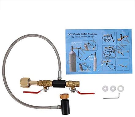 Allecto - CO2-cilinder navuladapter - Slang voor Soda Maker - 24 inch