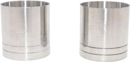 Cocktail Jigger Set van 2 - Roestvrij Stalen Maatbekers voor Perfecte Drankmixen - 35 ml