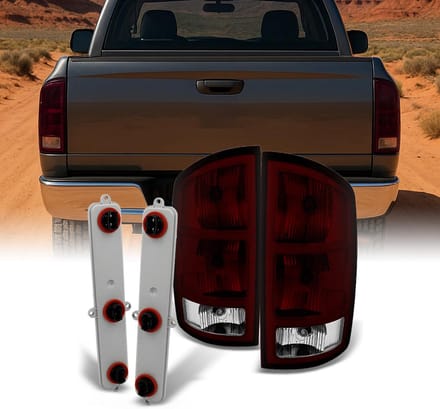 Achterlichten Set voor Dodge Ram Pickup Truck Donkerrood
