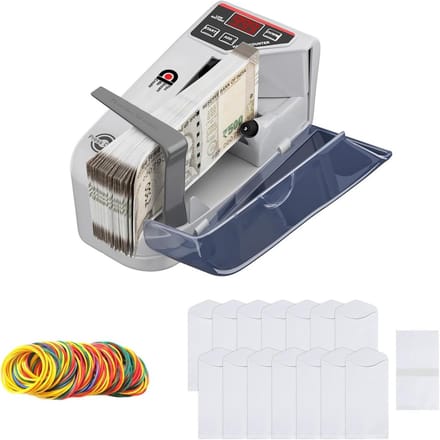 Draagbare LED Mini Bankbiljettenteller met UV/WM Valutadetectie