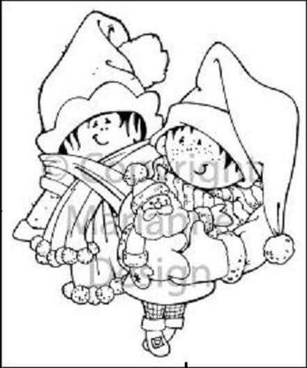 Marianne Design - Hetty Meeuwsen - Clearstamp - Kerstman - HM9434