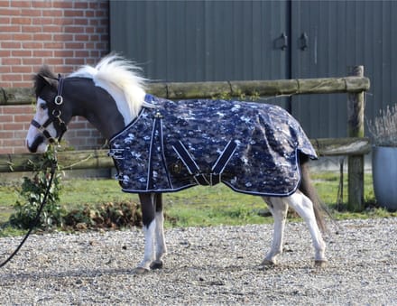 MHS Winterdeken Cubes 400 gram 165/205 cm Bruin