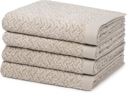 Möve Sonstiges 4 X handdoek - in set Brooklyn Fischgrat