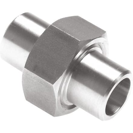 Rechte Koppeling 88.9mm Laseinde RVS Vlakke Afdichting PTFE 16bar