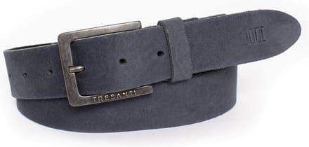 TRESANTI | ZANE I Nubuck leren riem | Navy | Size 95