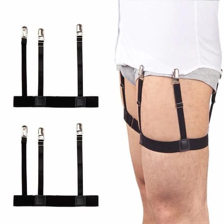 Overhemd Bretels - Netjes in Broek - Garters - Shirt - Kantoor - Kleding - Overheid - Smoking - Pak - Bruiloft - Feest