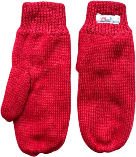 Dames wanten - Winter want - Thinsulate - Wol - Rood - One size