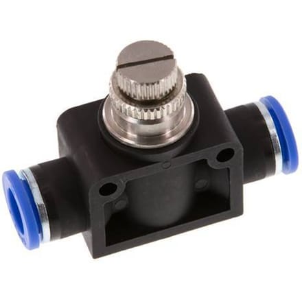 Recht Regelventiel 10 mm Messing/Nylon