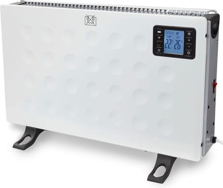 Perel Smart Convectorkachel, voor binnen, drie warmtestanden, 2000 W, 60.5 x 37.5 x 21 cm