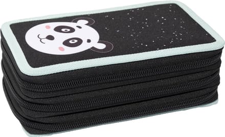 EBERHARD FABER Panda Triple Decker etui voor scholieren, 36-delig