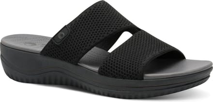Jana Dames Slipper - 27270-001 Zwart - Wijdte H - Maat 40