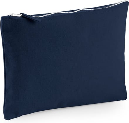 Westford Mill Canvas Accessory Pouch WM530 - Navy - M (22,5 x 16 cm)
