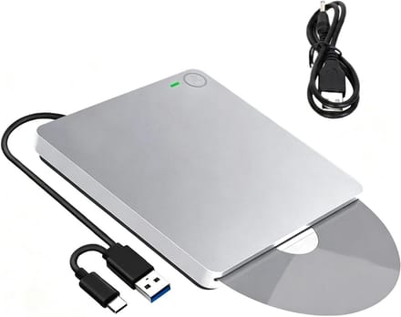 Externe Blu-ray Brander - Optische Drive - Multimedia Afspelen - Touch Slot Ontwerp - USB 3.0 - Zwart