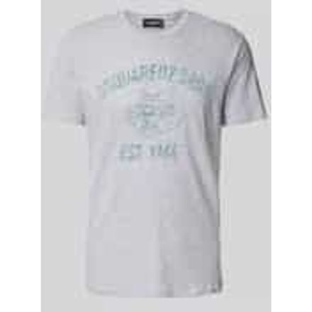 T-shirt met labelprint