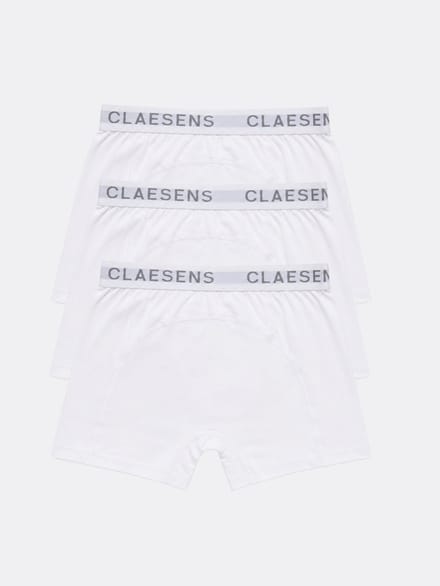 Claesen's® - Boxershort Wit 3-PackCL 20823-White-S