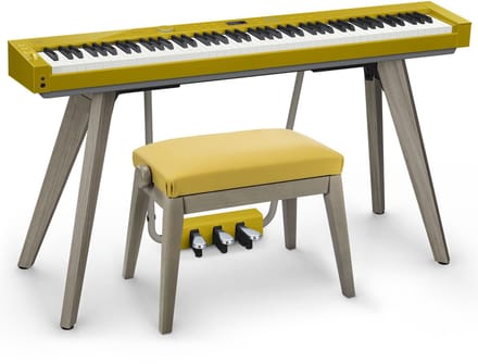 Casio PX-S7000HM Digitale Piano 88 Toetsen Smart Hybrid Hammer Action Harmonious Mustard incl. kruk