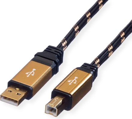 ROLINE GOLD USB 2.0 kabel, type A-B, 3 m