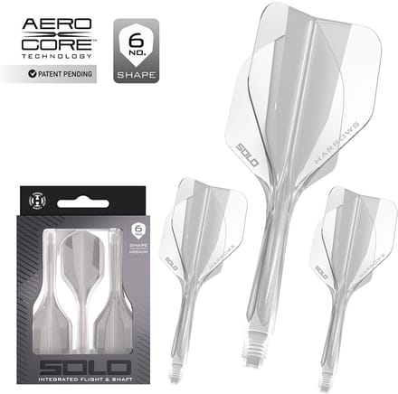 Harrows Solo Clear NO6 - Dart Flights