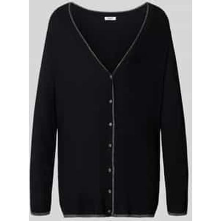 relaxed fit cardigan van viscosemix model 'Aperta'