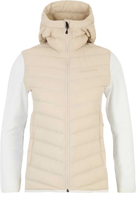 PEAK PERFORMANCE W FROST DOWN HYBRID HOOD Sand fog-L