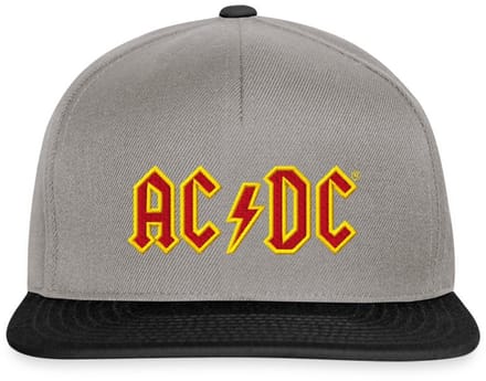 AC/DC Borst Logo In Rood En Geel Snapback cap