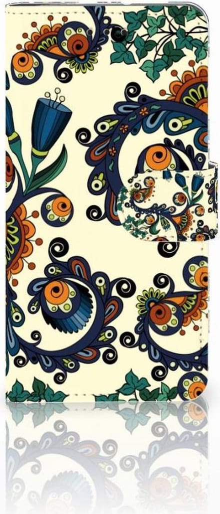 Wallet Case Motorola Moto G7 Play Barok Flower