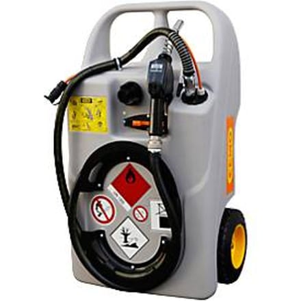 Mobiele tankinstallatie Diesel-trolley, 60 l, Elektrische pomp 12V, slang 3 m