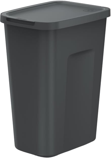 Keden - Afvalemmer - Prullenbak - inhoud 35 liter - COMPACTA Q PLUS - Zwart