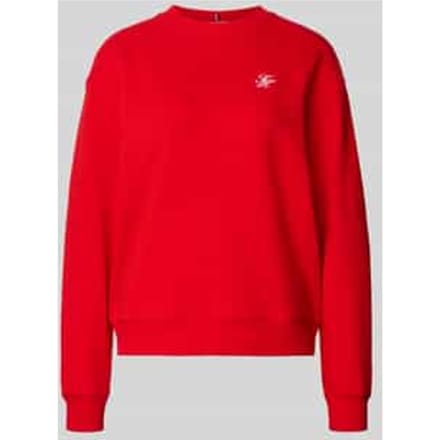 Regular fit sweatshirt van katoenmix