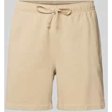 Regular fit sweatshorts met tunnelkoord