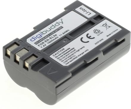 digibuddy A Merk Accu Batterij Nikon EN-EL3e - 1600mAh
